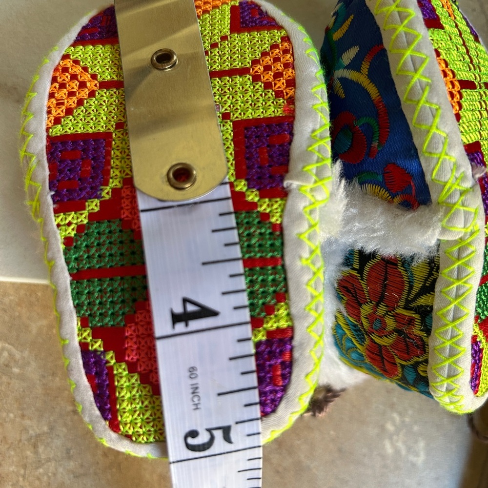 Handmade: Baby Slippers - Cross-Stitched & Embroidered - Picture 11 of 11